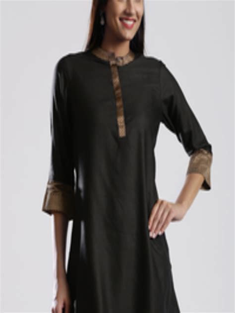 Buy Fabindia Black Silk Tunic Tunics For Women 1034990 Myntra