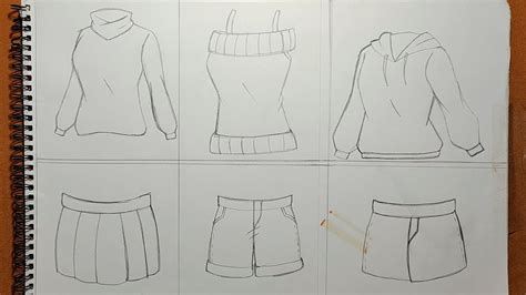 تعلم رسم ملابس الأنمي خطوة بخطوة Learn To Draw Clothes For Anime Youtube