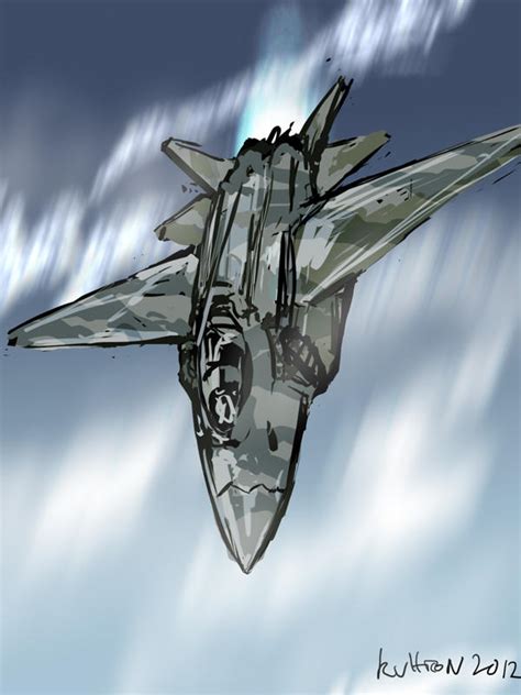 Fighter Jet Sketch By Thedrowningearth On Deviantart