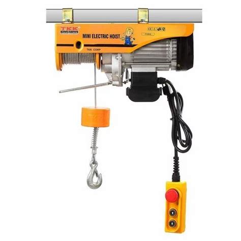 Mini Electrical Wire Rope Hoist For Industrial At Rs 15200 In Mhow