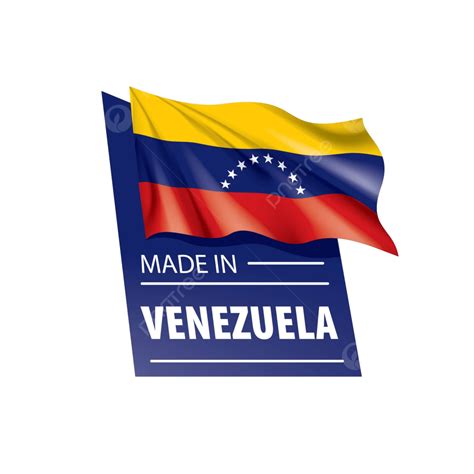 Ilustración Vectorial De La Bandera Venezolana Sobre Un Fondo Blanco Vector Png Elemento