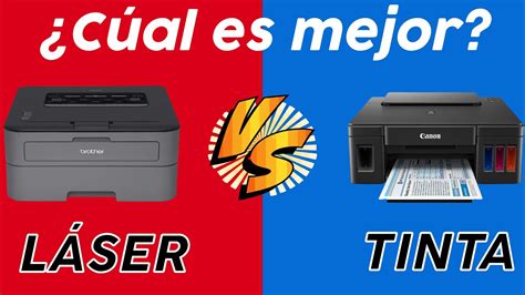 Impresoras de TINTA vs Impresoras LÁSER Cuál es mejor Ventajas