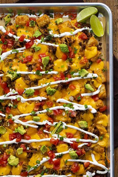 Loaded Tater Tot Nachos Totchos I Am Homesteader