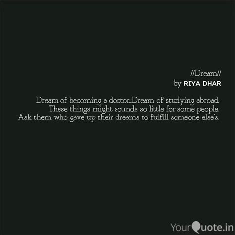 Dream by ʀɪʏᴀ ᴅʜᴀʀ D Quotes Writings by Adv Swara YourQuote