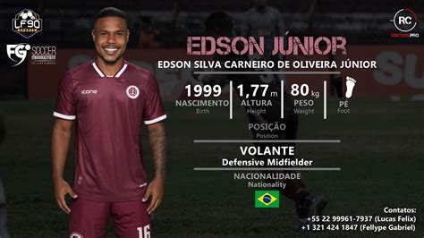 Edson Júnior Volante Defensive Midfielder 2024 YouTube