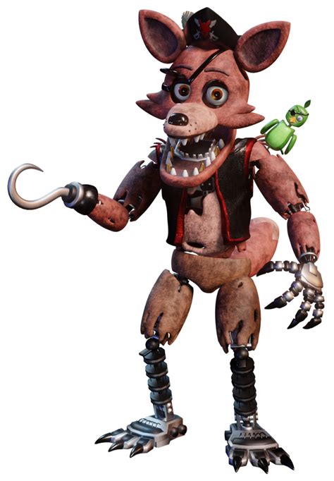 New Foxy Render By E74444444444 On Deviantart