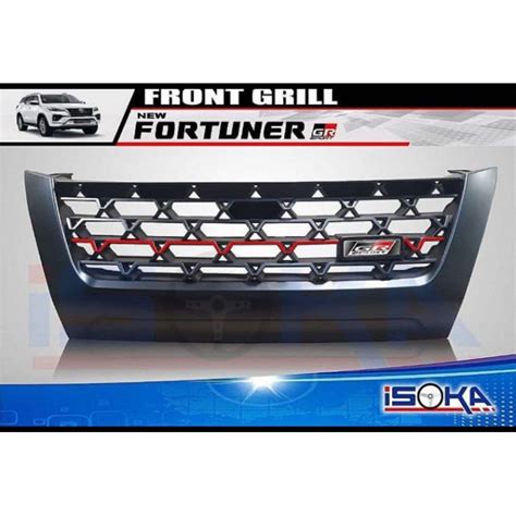 Jual FRONT GRILL GERIL DEPAN ALL NEW FORTUNER GR SPORT HITAM FORTUNER