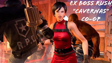 RE5 EXTREME BOSS RUSH Co Op MOD NEW STAGE Cavernas With RE4 Ada And