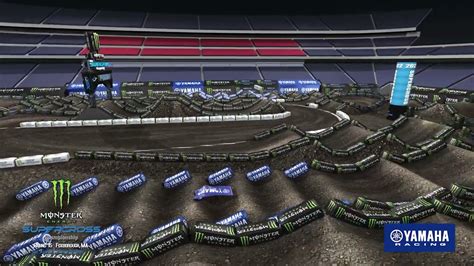 Yamaha Animated Track Map Round 15 Foxborough Supercross Live