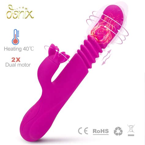 Telescopic Vibration Retractable Prostate Massage Masturbation Sex Toys