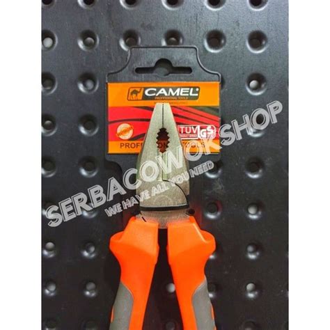 Camel Tang Kombinasi Chrome 7 Inch Tang Jepit Linesman Pliers 7 Inci