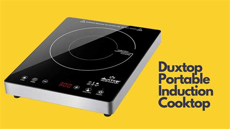 Duxtop Portable Induction Cooktop High End Full Glass Induction Burner