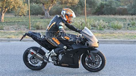 Road Legal KTM RC 8C Spied Testing WebBikeWorld