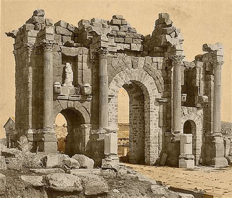 Timgad starożytne miasto w Afryce na terenie dzisiejszej Algierii