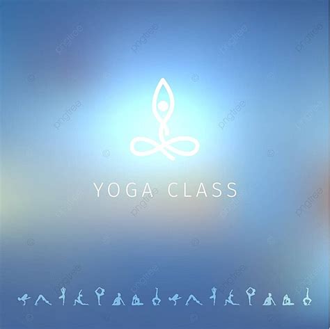 Fondo Borroso Con Logotipo De Yoga Elemento Alternativo Tranquilo