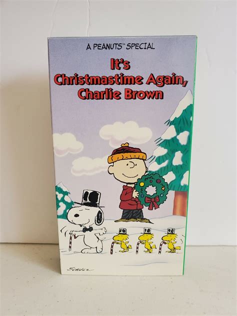 It S Christmastime Again Charlie Brown VHS 1996 Slipsleeve Case