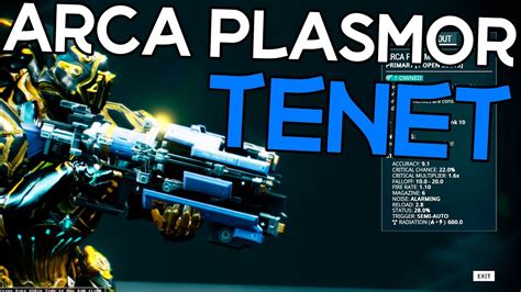 Radiation Damage Weapon TENET ARCA PLASMOR Vs LVL 9999 Review In