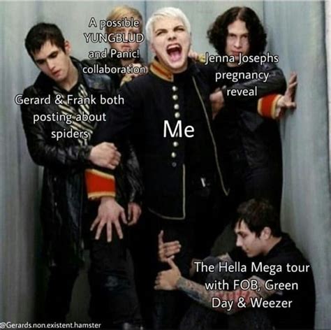 Im Going To The Hella Mega Tour Hehehehe Same Dude Emo Band Memes