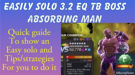 Easily Solo Absorbing Man From 3 2 EQ On Thronebreaker Difficulty In