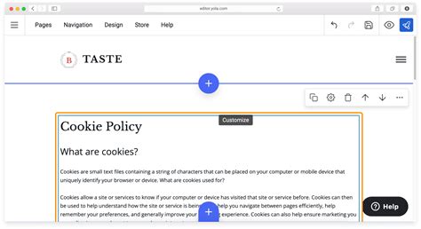 Creating a GDPR-compliant cookie policy – Sitebuilder+