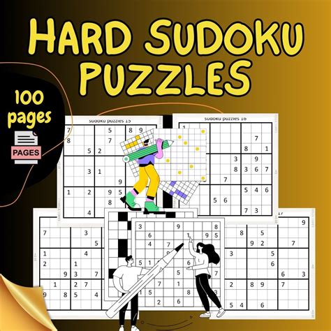 100 Hard Sudoku Puzzles: The Ultimate Challenge for Sudoku Masters | Made By Teachers