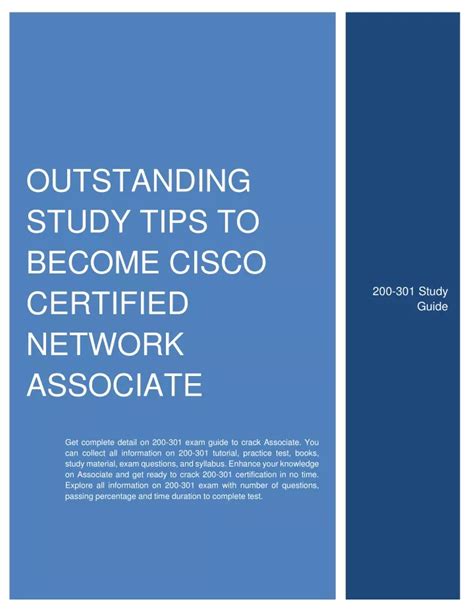 PPT Outstanding Study Tips To Become Cisco Certified Network