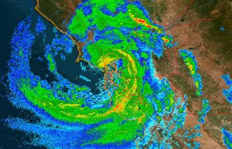 Meteo Ciclone Di Maltempo Sulla California L Occhio Passa Proprio Su