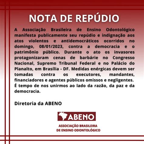 Nota De RepÚdio Abeno