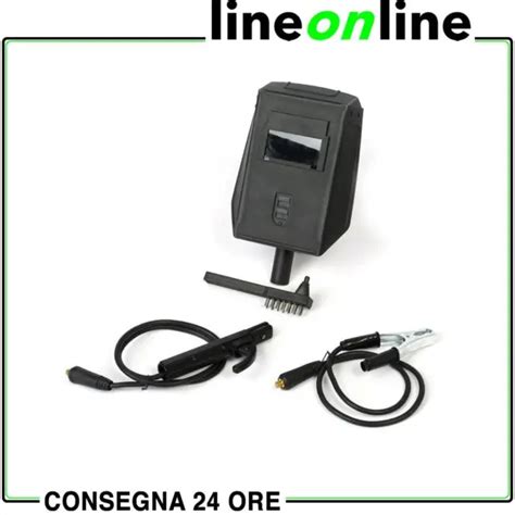 KIT COMPLETO PER Saldatura Elettrodo MMA Foxcot Saldatrice Inverter Tig