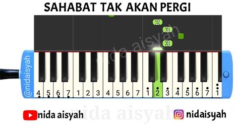 Not Angka Pianika Sahabat Tak Akan Pergi Tutorial Mudah Main Pianika