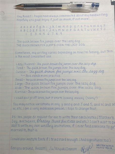 These Beautiful Handwriting Examples Will Amaze You Handwriting