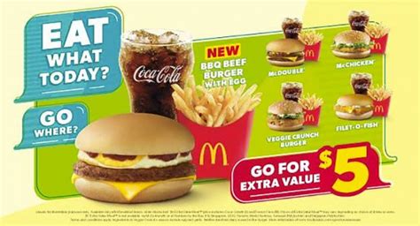 Mcdonalds Introduces New Bbq Beef Burger Now With 5 Extra Value Meal