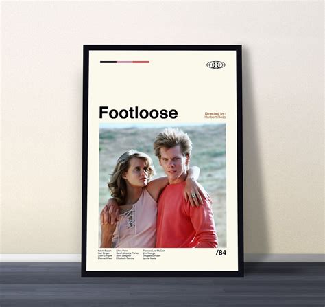 Footloose Poster, Footloose Movie Poster, Vintage Poster, Retro Print ...