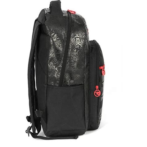 Mochila escolar em poléster Hot Wheels Preto MS47781HW Luxcel PT 1 UN Escolar Kalunga