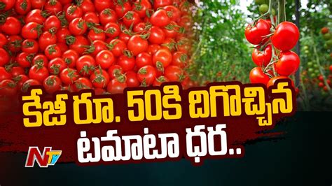 Tomato Price Drops To Rs To In Kurnool Market Ntv Youtube