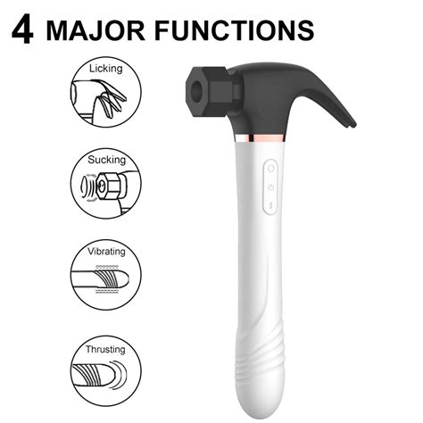 4 In 1 Hammer Vibrator Clit Sex Toys Vibrator For Women Pulsating