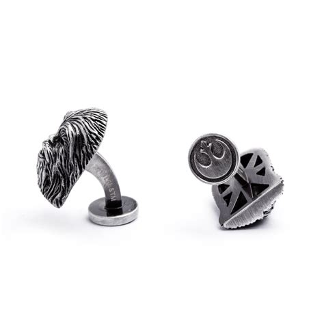 Chewbacca Cufflink // Silver - Star Wars Cufflinks - Touch of Modern