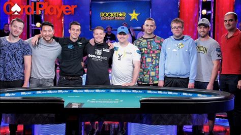 2018 WSOP Main Event Final Table Preview YouTube