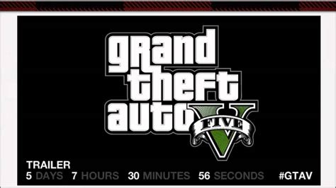 GTA V Trailer Countdown And Wishlist Grand Theft Auto V YouTube