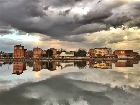 Wallpaper Landscape Sea City Italy Water Reflection Sky Calm