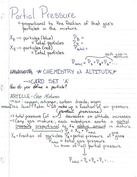 Chem partial pressure - Studocu