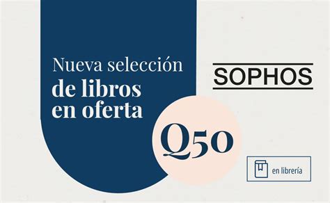 SOPHOS librería on Twitter VÁLIDO ÚNICAMENTE EN LIBRERÍA Aproveche