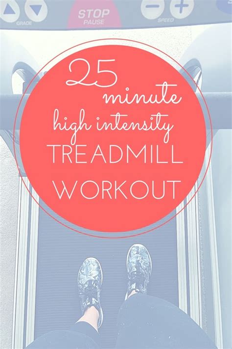 Treadmill HIIT Workout - 25 Minutes