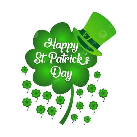 Green St Patricks Day Patrick St Leaf Png And Vector With