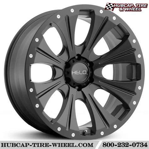 Helo HE901 Satin Black Wheels Rims Jeep Wrangler Rims Wheel Rims