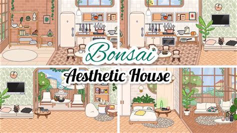 Aesthetic Bonsai House Design Toca Boca Toca Life World Youtube