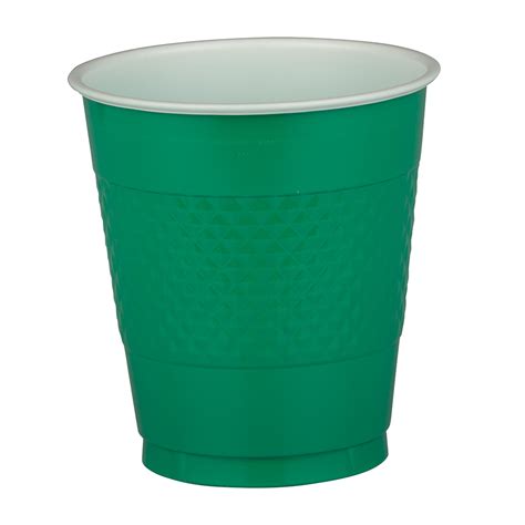 JAM Paper Bulk Plastic Cups, 12 oz, Green, 200 Cups/Box - Walmart.com