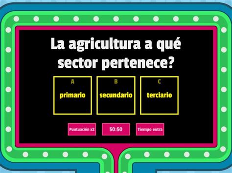 Division De Actividades Economicas En Mexico Gameshow Quiz