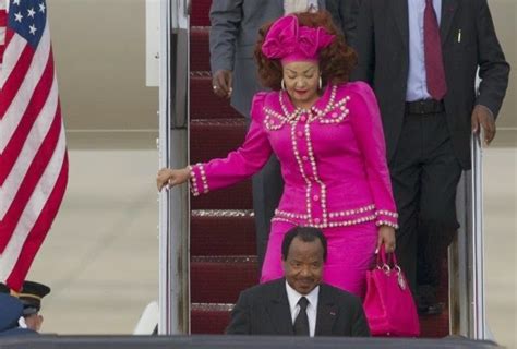 theelites : CAMEROON'S FIRST LADY, CHANTAL BIYA CAUSES STIR IN WASHINGTON DC WITH HER BOUFFANT ...