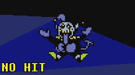 Deltarune Jevil No Hit No Magic Attacks Youtube